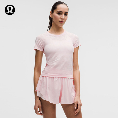 Swiftly Tech女士运动短袖T恤2.0 Race*涡纹丨lululemon丨LW3JXXS