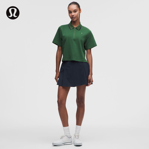 Top-Stitched 女士高尔夫明线褶饰短裙丨lululemon丨LW8AUJS