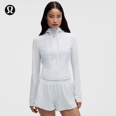 Define 女士短款连帽夹克 *网面丨lululemon丨LW3JHWS