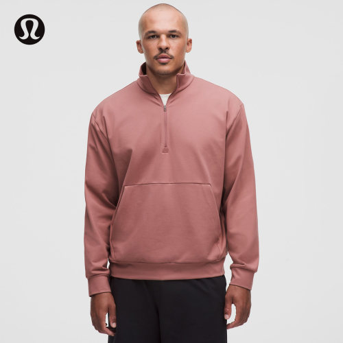 Heavy Soft Jersey男士高克重针织半拉链衫丨lululemon丨LM3GGIS