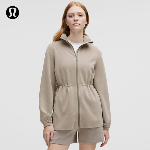 Softstreme™ 女士腰部抽绳拉链夹克丨lululemon丨LW3IV5S