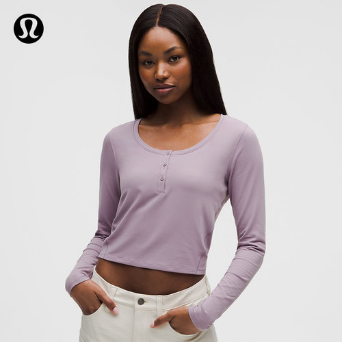 Rulu 女士长袖亨利衫丨lululemon丨LW3IUSS