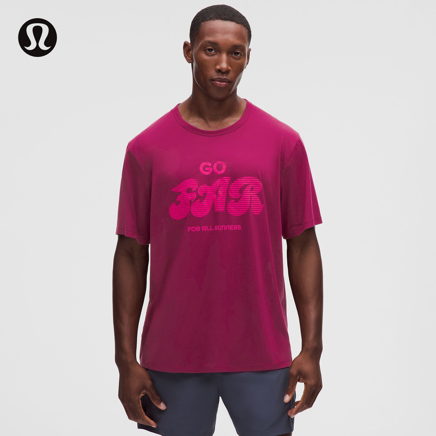 Mile Maker™ 男士跑步网面短袖T恤 *图案款丨lululemon丨LM3GQRS图片