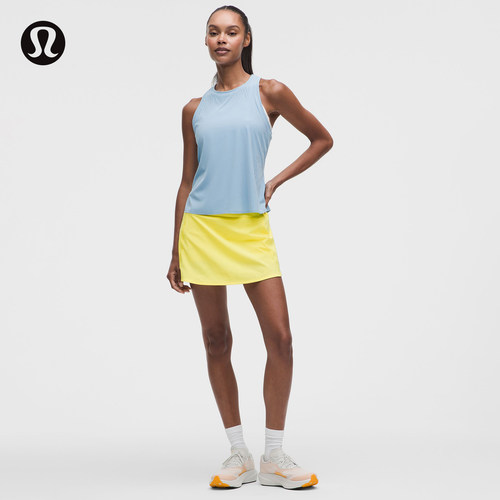 Speed Up 女士运动中腰短裙 防晒丨lululemon丨LW8ATTS