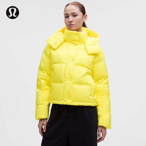 Wunder Puff™ 女士短款羽绒外套 防风拒水丨lululemon丨LW4CO7S