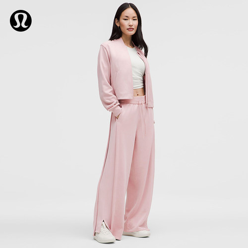 Softstreme™ 女士罗纹拼接阔腿裤*亚洲版型丨lululemon丨LW5HUXA