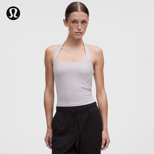 Align™ 女士混合罗纹挂脖运动背心丨lululemon丨LW1GRIS