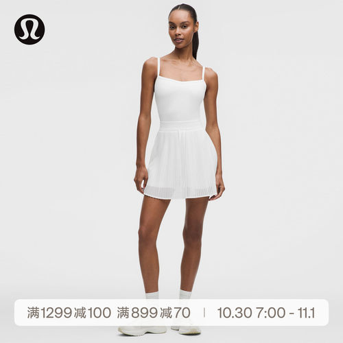 Ace Advantage女士网球后侧开口连衣裙 速干丨lululemon丨LW1GAMS