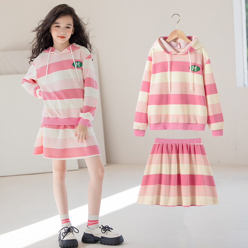 秋季小香风女童套装十岁中大童小女孩衣服一大一小儿童姐妹闺蜜装