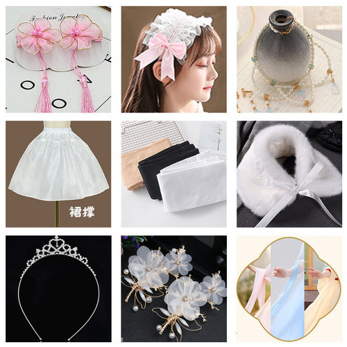 百搭女童汉服头饰古风发饰古装饰品儿童流苏配饰超仙小女孩发夹