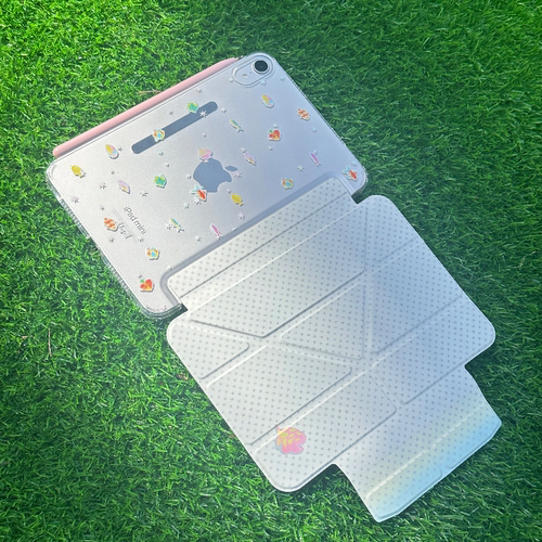 Shesell「鱼」原创Y折ipad保护壳磨砂背板适用2025款air保护套11代内置笔袋