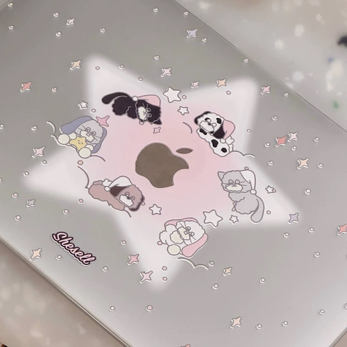Shesell「瞌睡虫」Macbook磨砂保护壳保护套13寸M4air防划防刮pro硬壳14寸