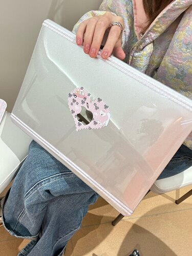 Shesell「狗狗粉」满天星适用于MacBook苹果pro保护壳air保护套可爱插画M1M2防磕碰小众设计