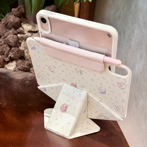 Shesell「碎花猫」ipad增高多折磁吸双面夹保护壳适用2026款air保护套11代搭扣分离