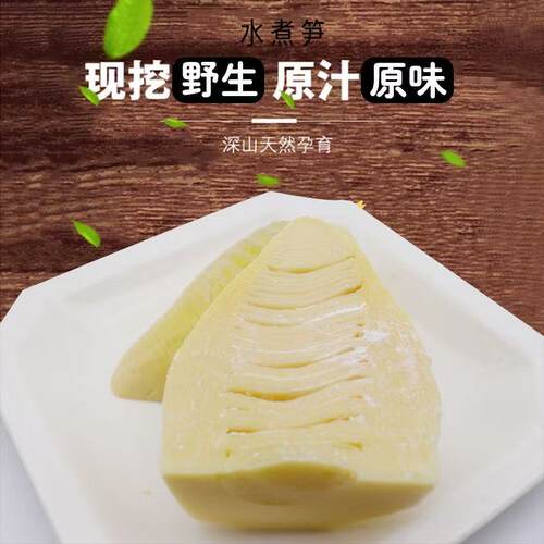 江西特产新鲜脆嫩清水冬笋炒菜凉拌火锅食材真空袋装