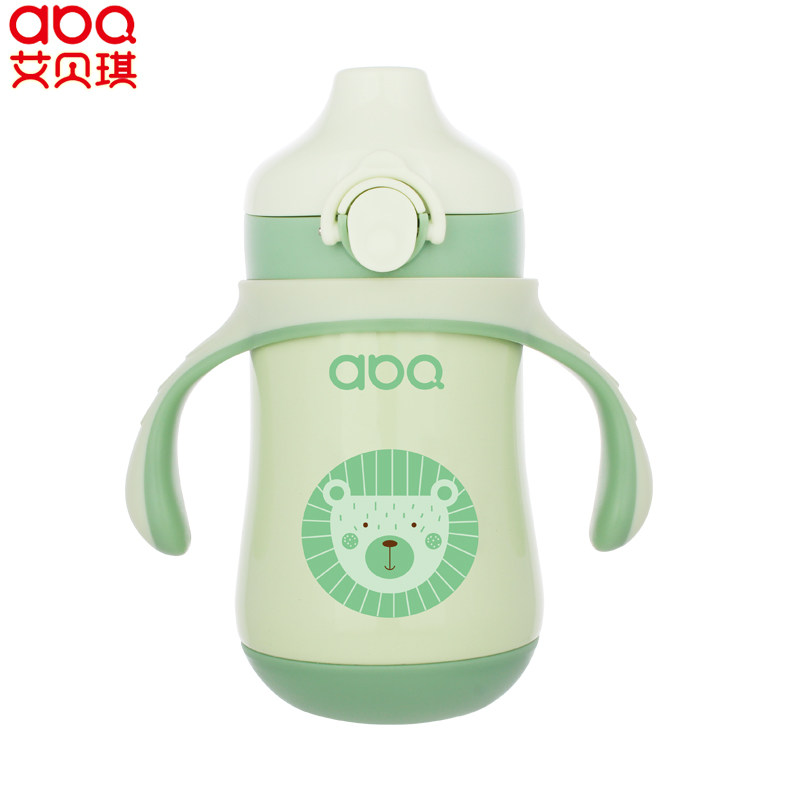 艾贝琪鸭嘴杯保温280ML316不锈钢鸭嘴学饮杯原装鸭嘴配件正品