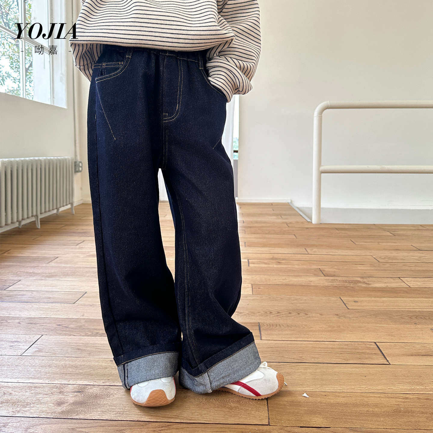 yojia女童牛仔裤冬装2025新款韩版洋气休闲裤加绒儿童裤子,童装/婴儿装/亲子装,儿童牛仔裤,淘宝优惠券,粉丝福利购,淘宝优惠卷