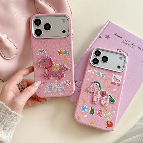 一家不会撞壳的店粉色少女心学生创意手机壳适用苹果16pro17air防摔iPhone15plus华为M80P卡通14max保护套13