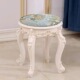 欧式 化妆凳简约现代白色梳妆台凳子椅子圆凳卧室梳妆凳美甲方凳