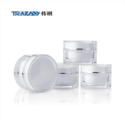 现货30g化妆品瓶 亚克力面霜贵妇膏分装塑料瓶  素颜霜塑料空瓶