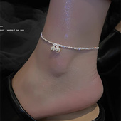 MEILAIFUREN高端定制碎银子铃铛性感脚链女轻奢夏不掉色足链配饰