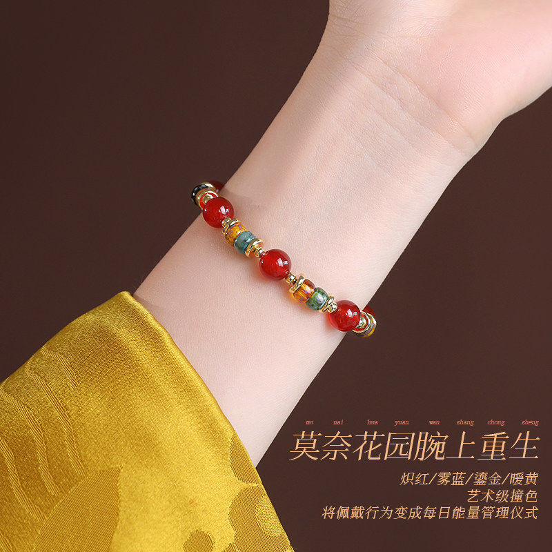 轻奢小众精致高级感时尚串珠手链