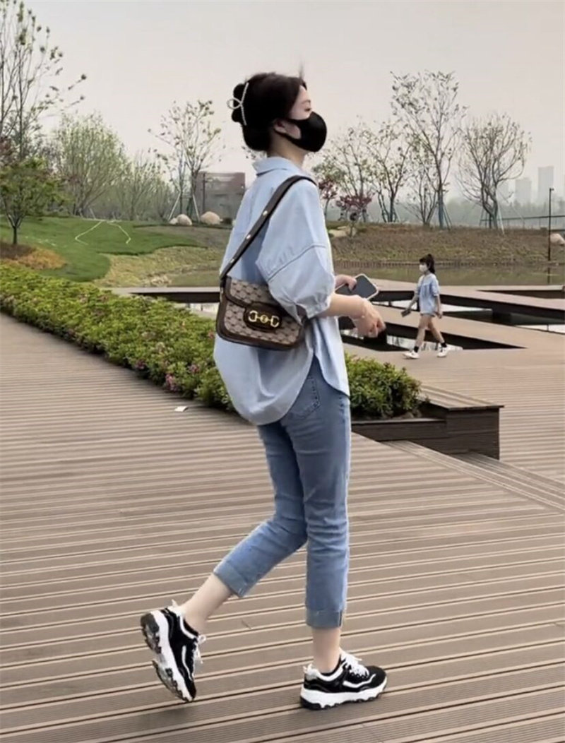 출산 탑 대형 루즈 캐주얼 여름 얇은 아우터 화이트 셔츠 전문 슬림 워크 워시 코튼 셔츠