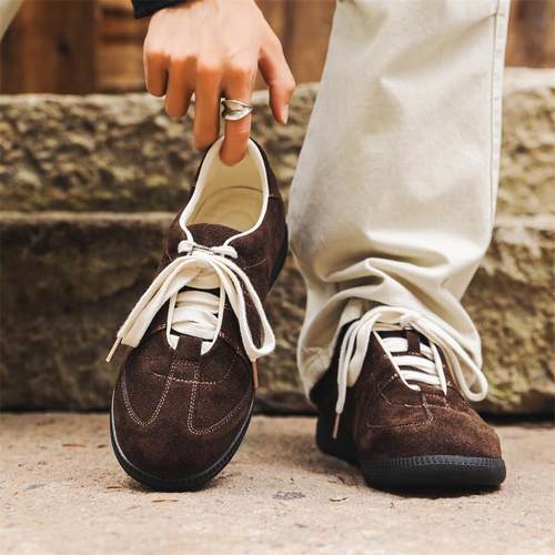 低帮德训鞋美式复古板鞋小众潮鞋