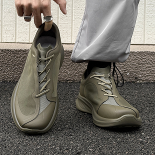 轻便百搭跑步鞋 2026春季 男户外休闲徒步登山鞋 透气网面运动鞋 新款