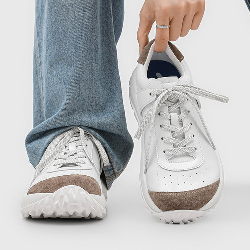 户外休闲老爹鞋白色运动鞋徒步