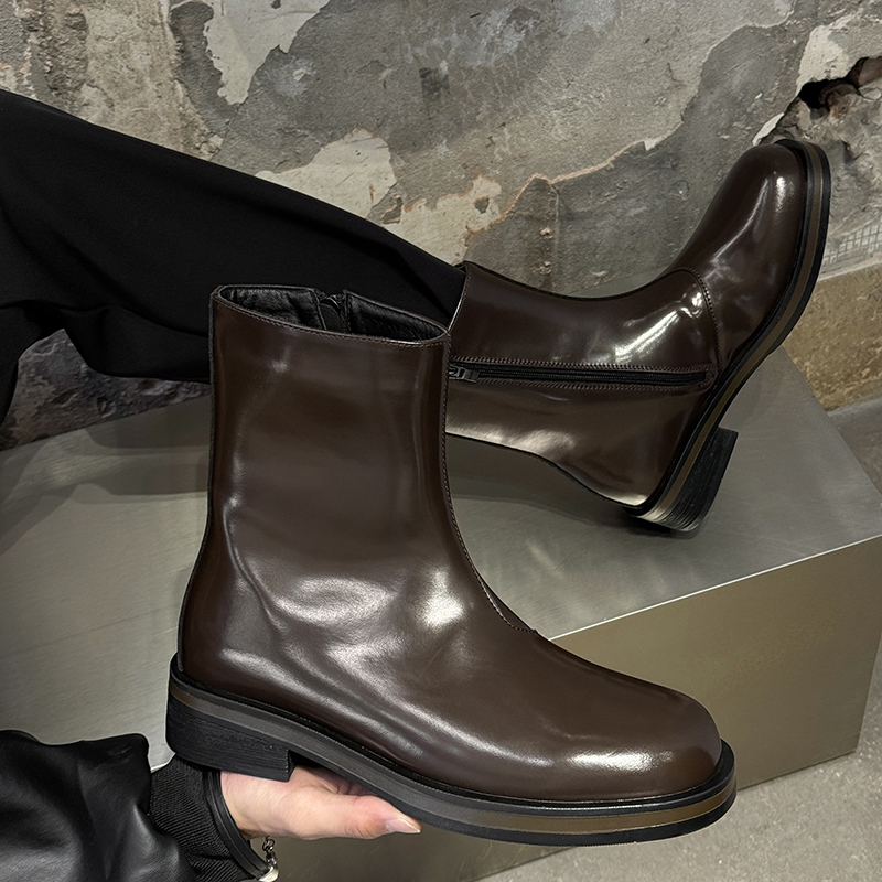 高帮马丁靴英伦风切尔西靴长筒靴