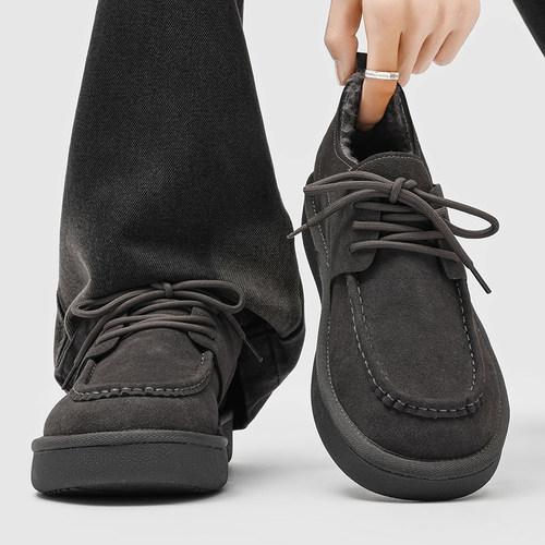 雪地靴加绒加厚保暖厚底防寒棉鞋