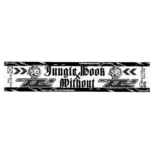 Jungle Hook x  WITHOUT联名限量版双面运动毛巾吸汗透气街舞帅酷