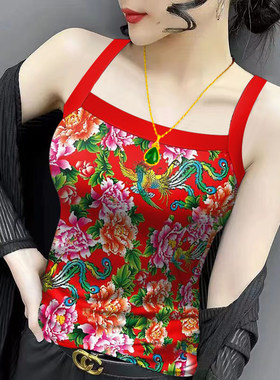 2025夏季冰感螺纹冰丝小吊带背心女士新款无袖吊带修身百搭上衣潮