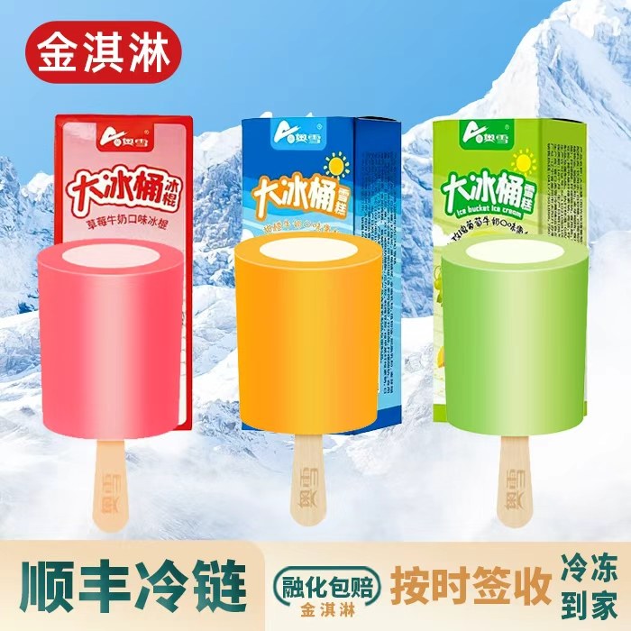 奥雪大冰桶网红包邮雪糕