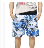 新款 宽松五分中裤 男士 2020夏季 短裤 休闲直筒沙滩裤 潮男装 林弯弯