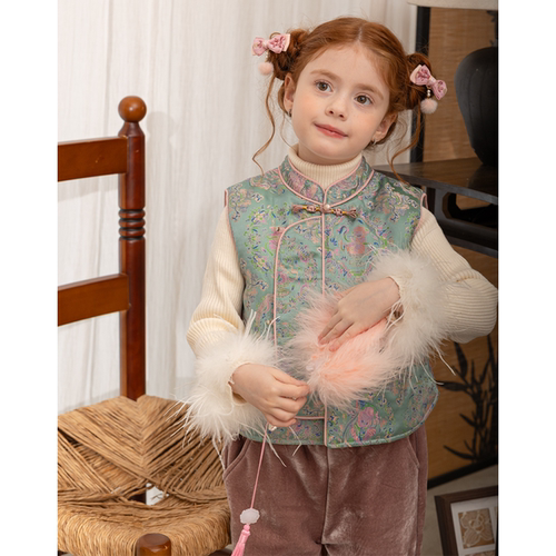 女童新中式套装冬装2025新款