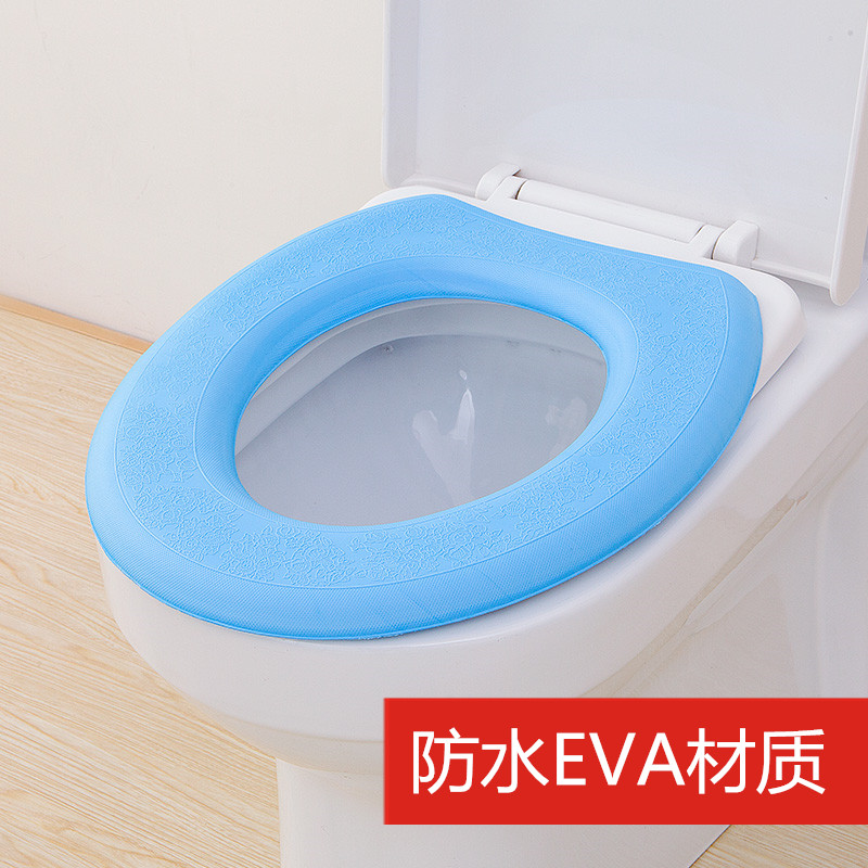 包邮O型EVA防水柔软马桶垫冬坐垫家用加厚可擦坐便器保暖套马桶圈