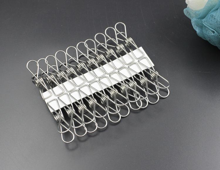 不锈钢晾衣夹办公家用