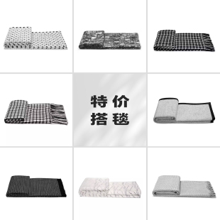 搭巾盖毯轻奢高级感酒店床上用品样板间搭毯 清仓价 直降4折