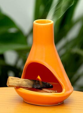 陶瓷香炉圣檀木香炉锥香香炉工艺品香薰炉 palo santo holder香薰