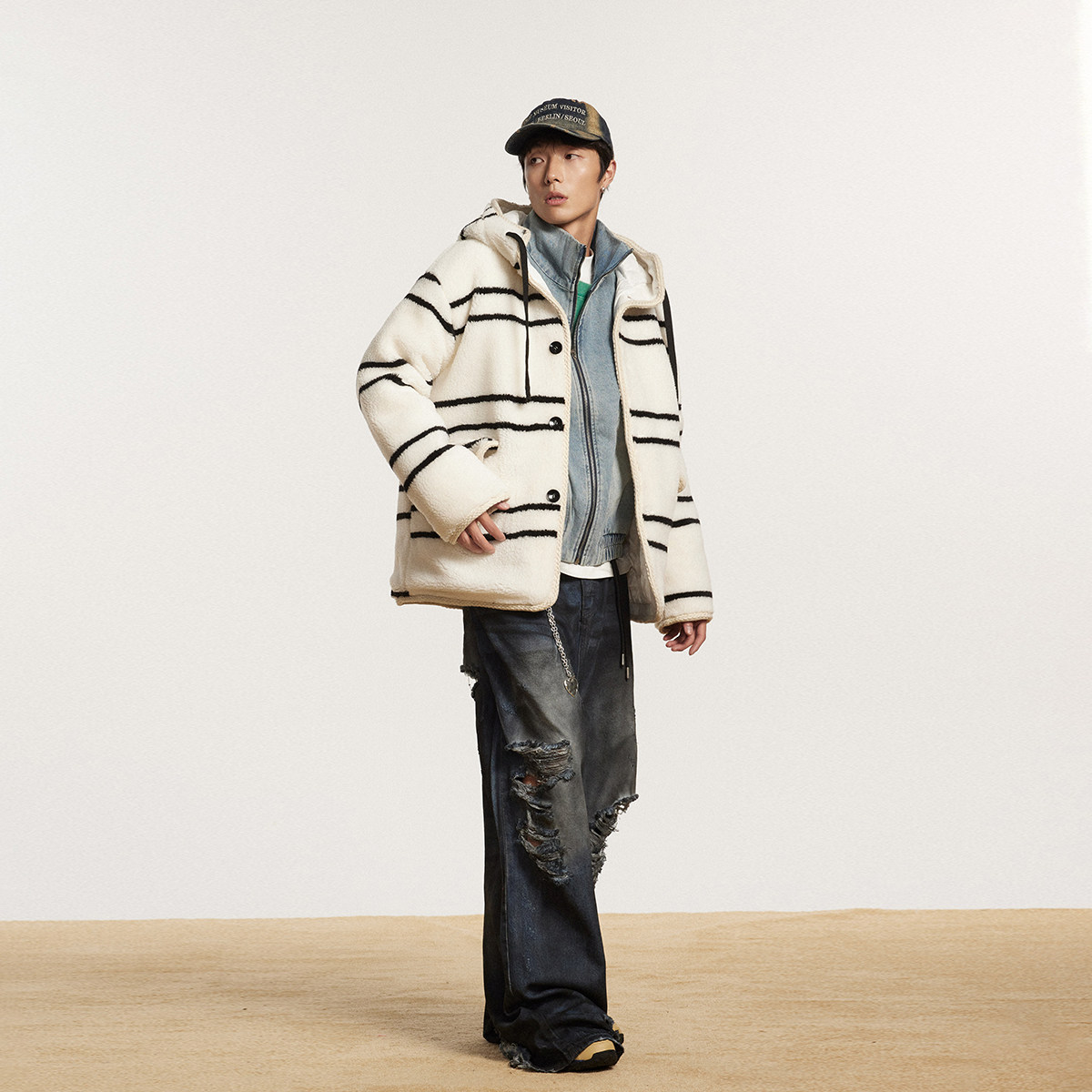 ANSWER ME 391 模特图 MY141 冬季棉服 P205图片