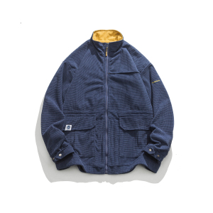 FUSEEHO 白底图 FW286 撞色立领灯芯绒夹克  P145图片