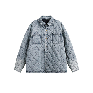 ANSWER ME 391 模特图 MY140 冬季绗线衬衫棉服 P165图片