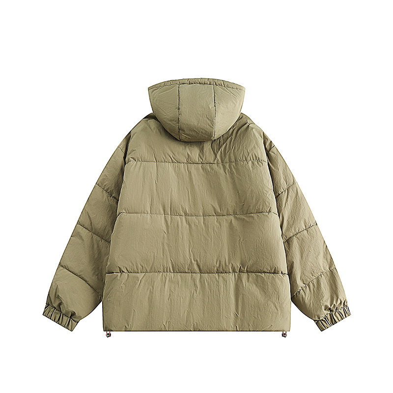 白底图MY134冬季多拉链连帽面包服P175控228,男装棉衣,新杭派391(FUSEEHO 391)