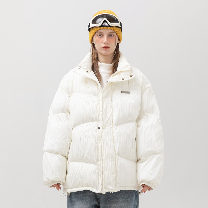 模特图MY105冬季新款褶皱不规则绗线棉服P170控价229,男装棉衣,新杭派391(FUSEEHO 391)