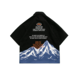 展开平铺图CS26雪山短袖衬衫P70，男装衬衫，新杭派391(FUSEEHO 391)