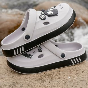 男士 女款 户外2024夏季 厚底防滑踩屎感情侣沙滩凉鞋 新款 外穿洞洞鞋