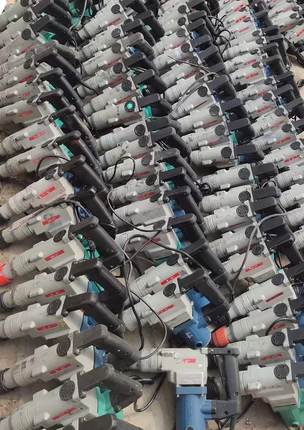 二手方头柄东成DCA单用电锤Z1C-FF-26方头四坑冲击钻家用工具电钻