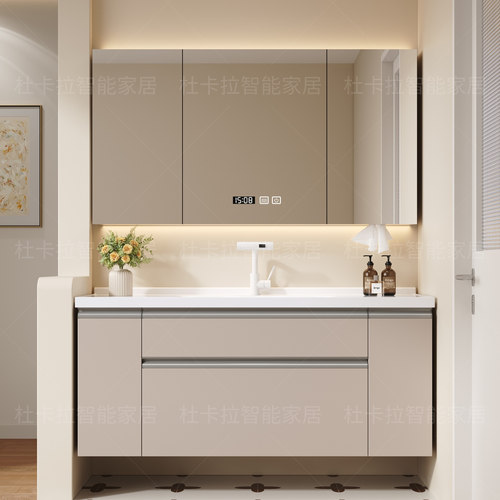 新国标ENF级实木浴室镜柜组合